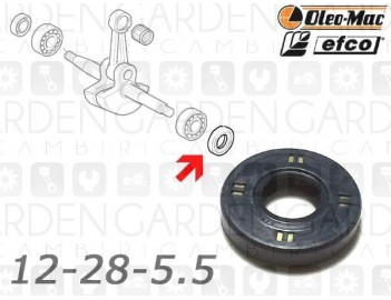 Oleomac, Efco 3050024 Paraolio albero motore