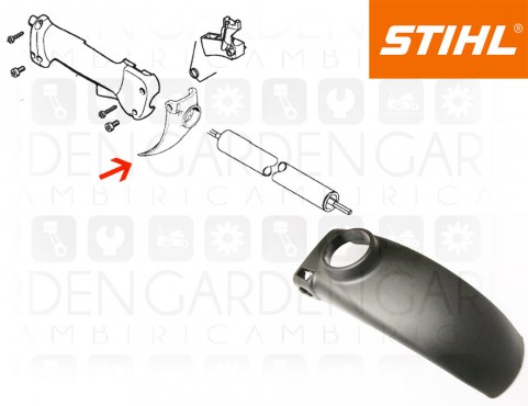 Stihl 41287914300 Protezione grilletto comando gas