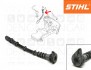 Stihl 41473580800 Tubo carburante FS240, FS260, FS360, FS410, FS460, FR410, FR460