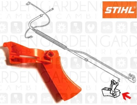 Stihl 41371821001 Grilletto comando gas