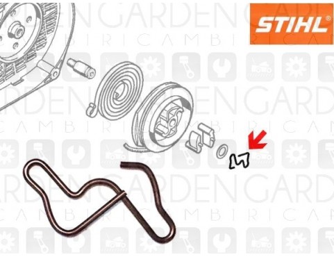 Stihl 11281953500 Molla saltarello