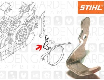 Stihl 11296567701 Staffa protezione catena