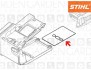 Stihl 11293513000 Deflettore calore //PT